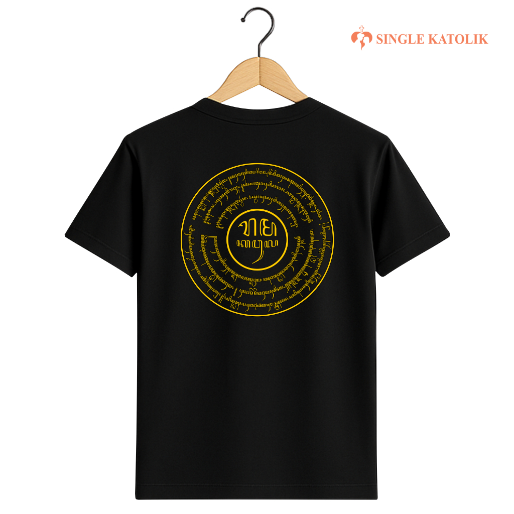 DOA BAPA KAMI AKSARA JAWA - RAMA KAWULO - Kaos Rohani - Katun Premium 100% - Single Katolik Official