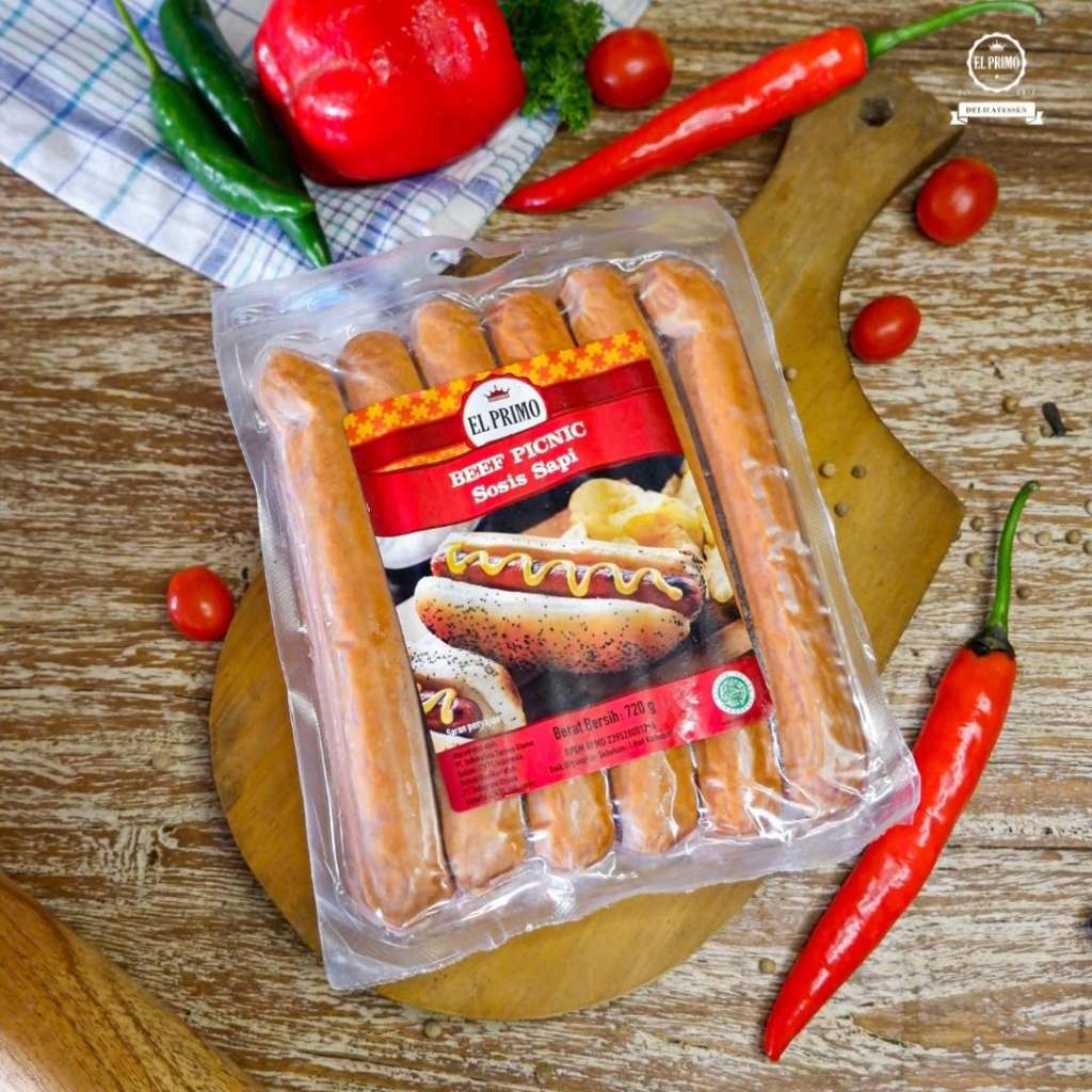 

EL PRIMO SOSIS SAPI - Beef Picnic Sausage 360gr - Kheiza Frozen