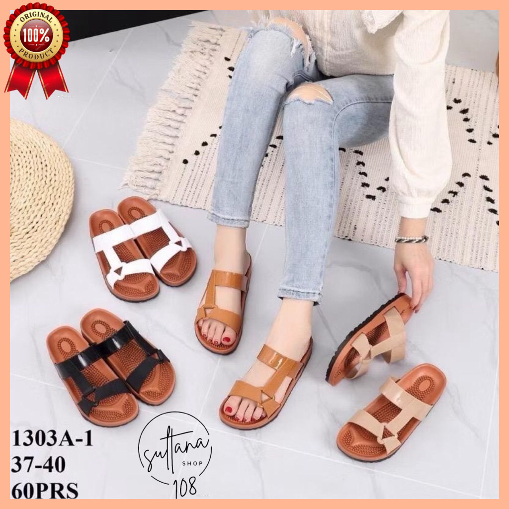 Sandal Jelly Balance 1303A Sandal  Jelly Semi Gunung Bintik Terbaru