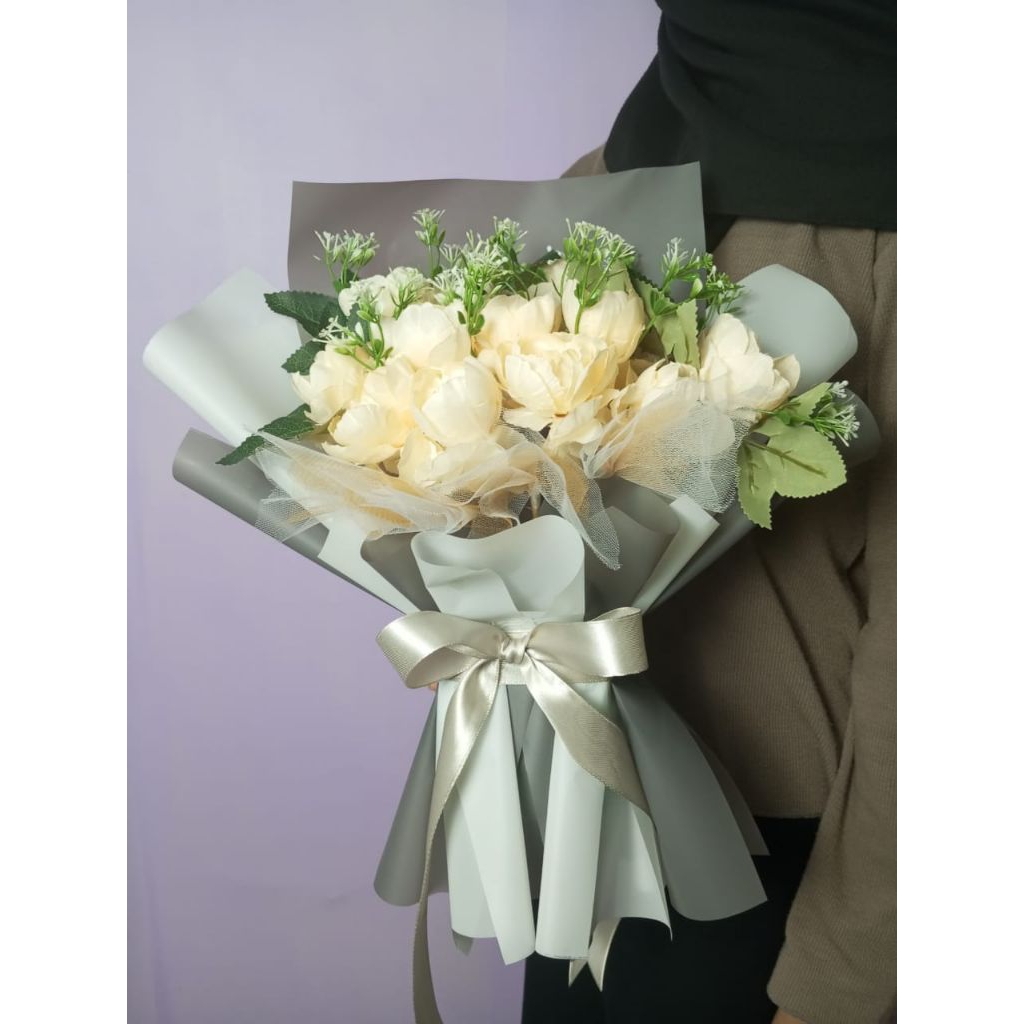 Amanta Segar | Buket Bunga Azura Bouquet Flowers Buket Artificial Buket Bunga Wisuda Buket Artificia