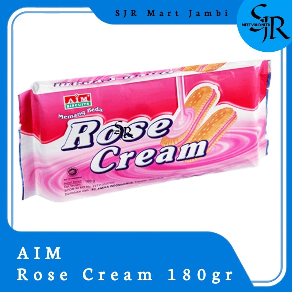 

[Biscuit] AIM Biscuit - Biskuit Rasa Rose Cream 180gr