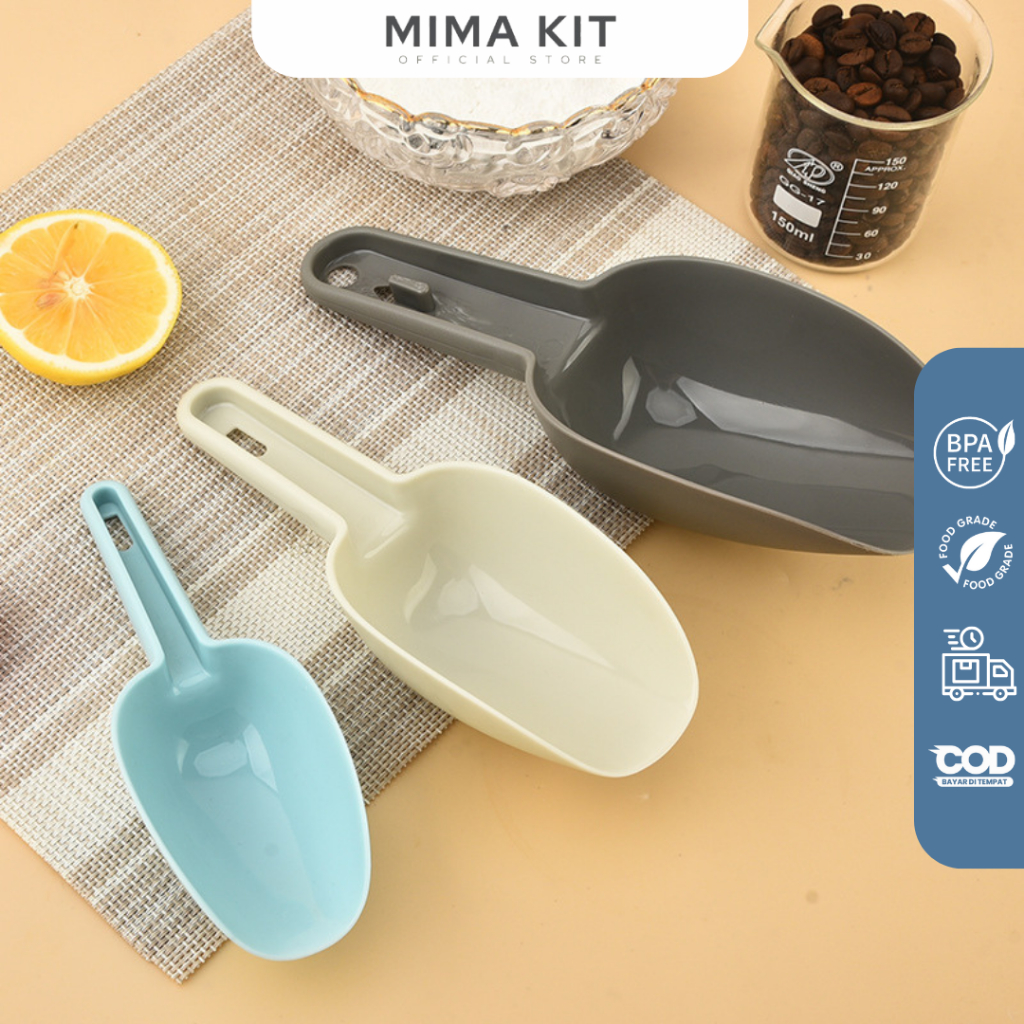 Sekop Plastik Es Batu Centong Es Batu Jumbo Ice Bar Scoop Jumbo Sendok Tepung Serbaguna - PIS01