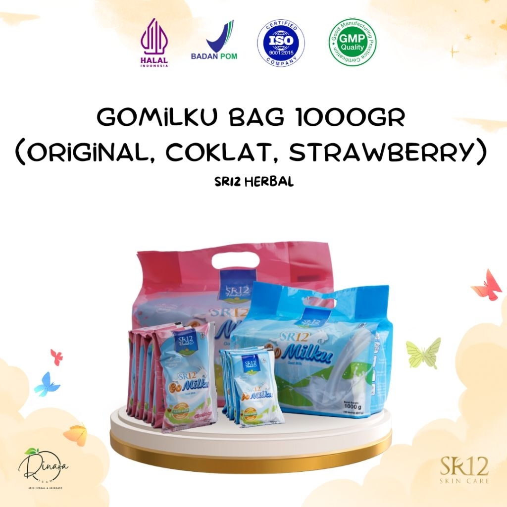 

GOMILKU POUCH SR12 GOMILKU BAG 1KG SUSU KAMBING ETAWA TERLARIS