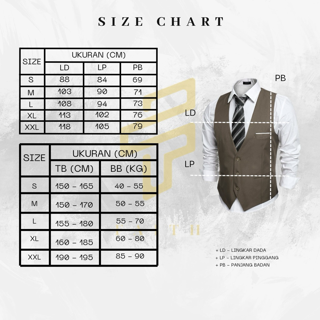 bestpromo faith - rompi jas dewasa warna abu tua rompi jas pria dewasa vest pria rompi pria