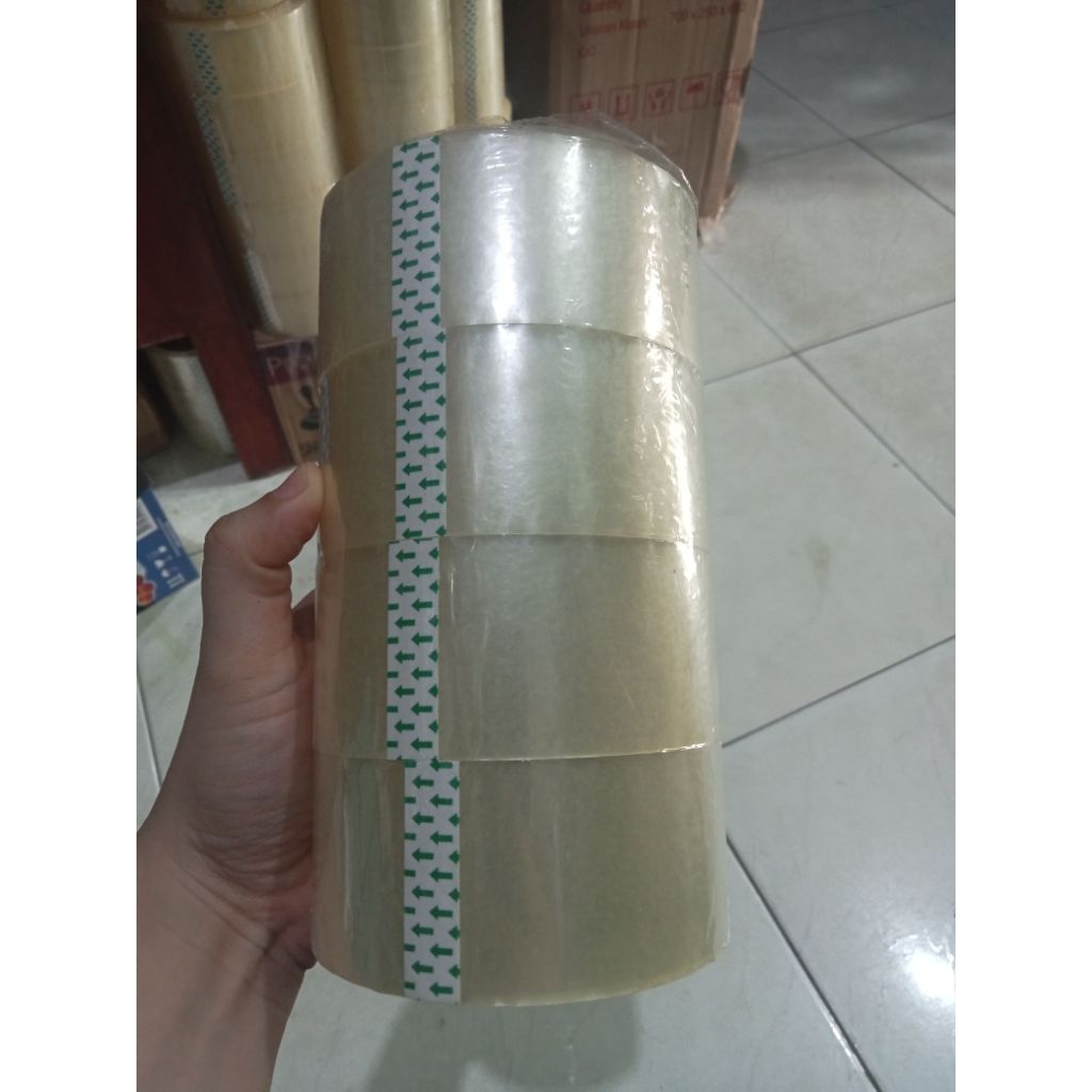 

LAKBAN PUTIH ISOLASI BESAR 1 SLOP ( 6 PCS)