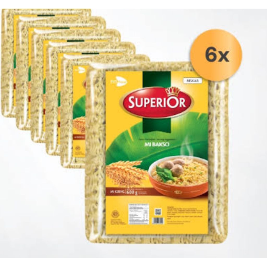 

Mi Superior Keriting - Mie Bakso - 1 Bal - 40 Keping - 50gr