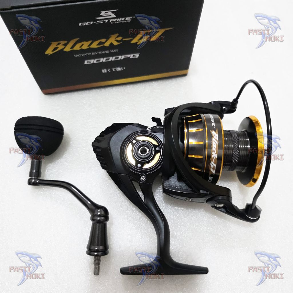 Reel Go Strike Versus BLACK GT 8000 PG spinning power handle