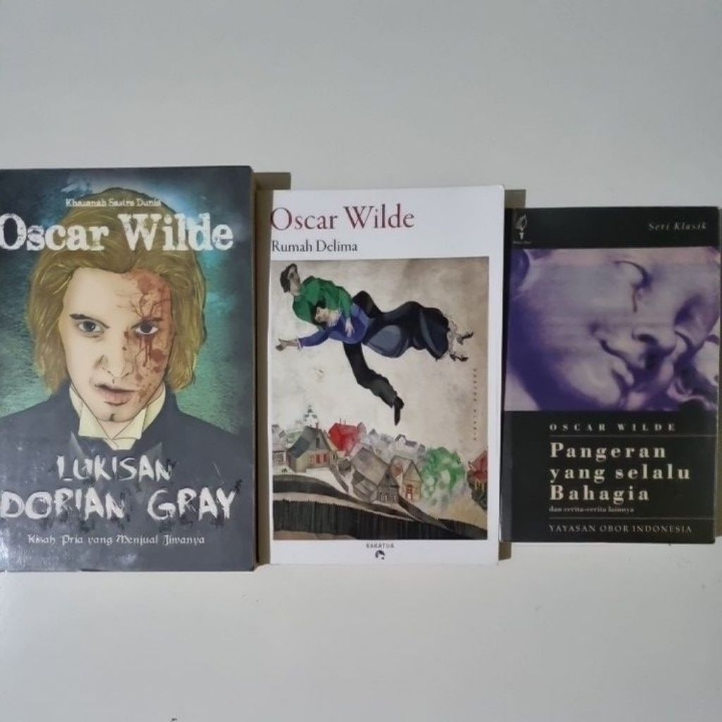 Buku-buku Oscar Wilde Preloved Original Terjemahan | Pangeran yang Selalu Bahagia dan Cerita-cerita 