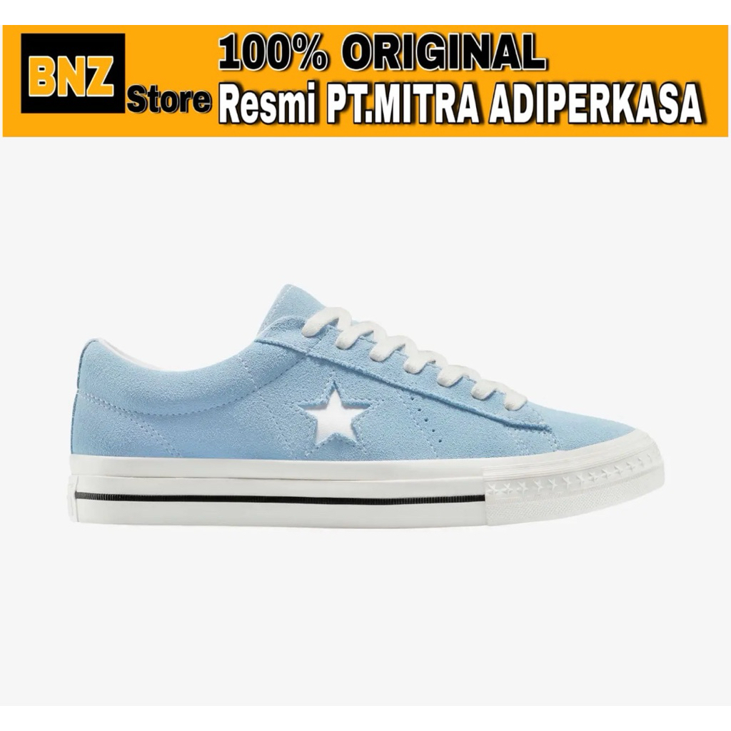 Sepatu Sneakers Unisex Converse One Star 95 Ocean Blue/Egret