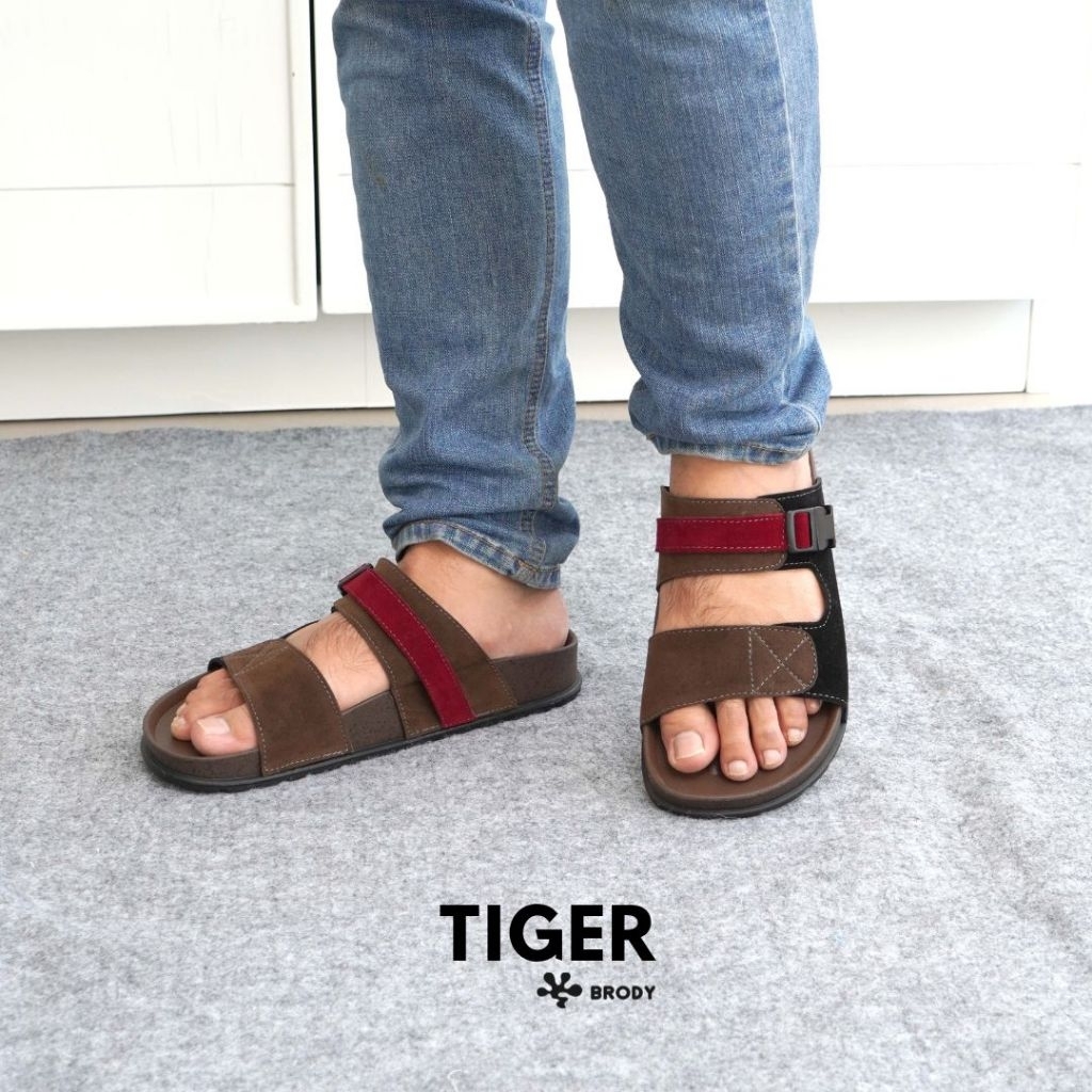 brody tiger/sandal pria sandal cowo brody tiger