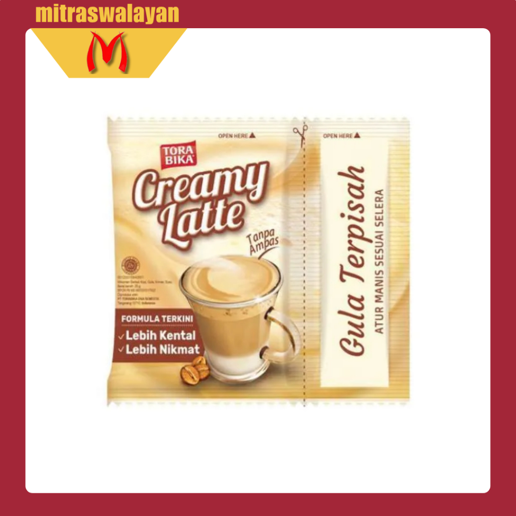 

TORABIKA Creamy Latte 1 Renteng isi 10 Sachet @25 gr