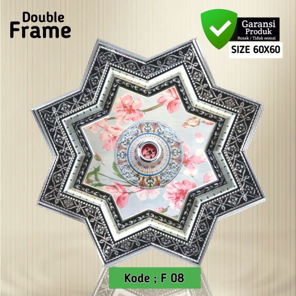 Fast_Buying Ornamen Lampu Plafon Pvc 60X60