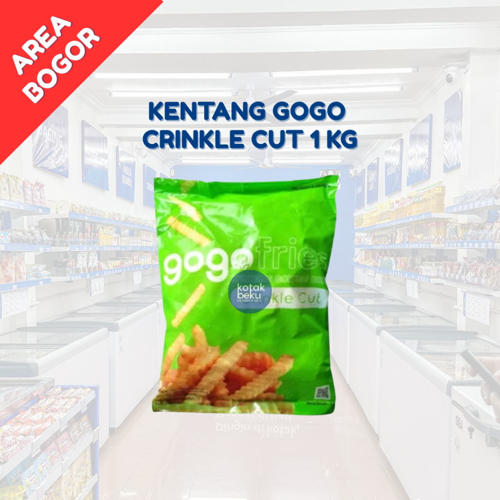 

KENTANG GOGO CRINKLE CUT 1 KG