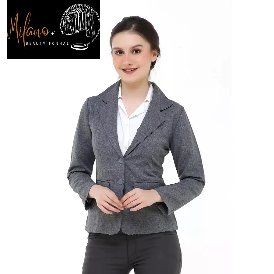 Blazer Wanita / Jas Formal Wanita / Blazer Hitam Wanita / Blazer Abu Wanita / Blazer Navy Wanita