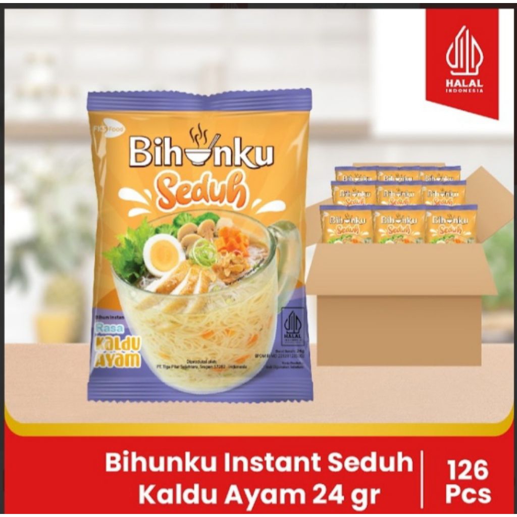 

Paket Bundling - Bihunku Instant - Seduh Kaldu ayam - 24gr - 6pcs