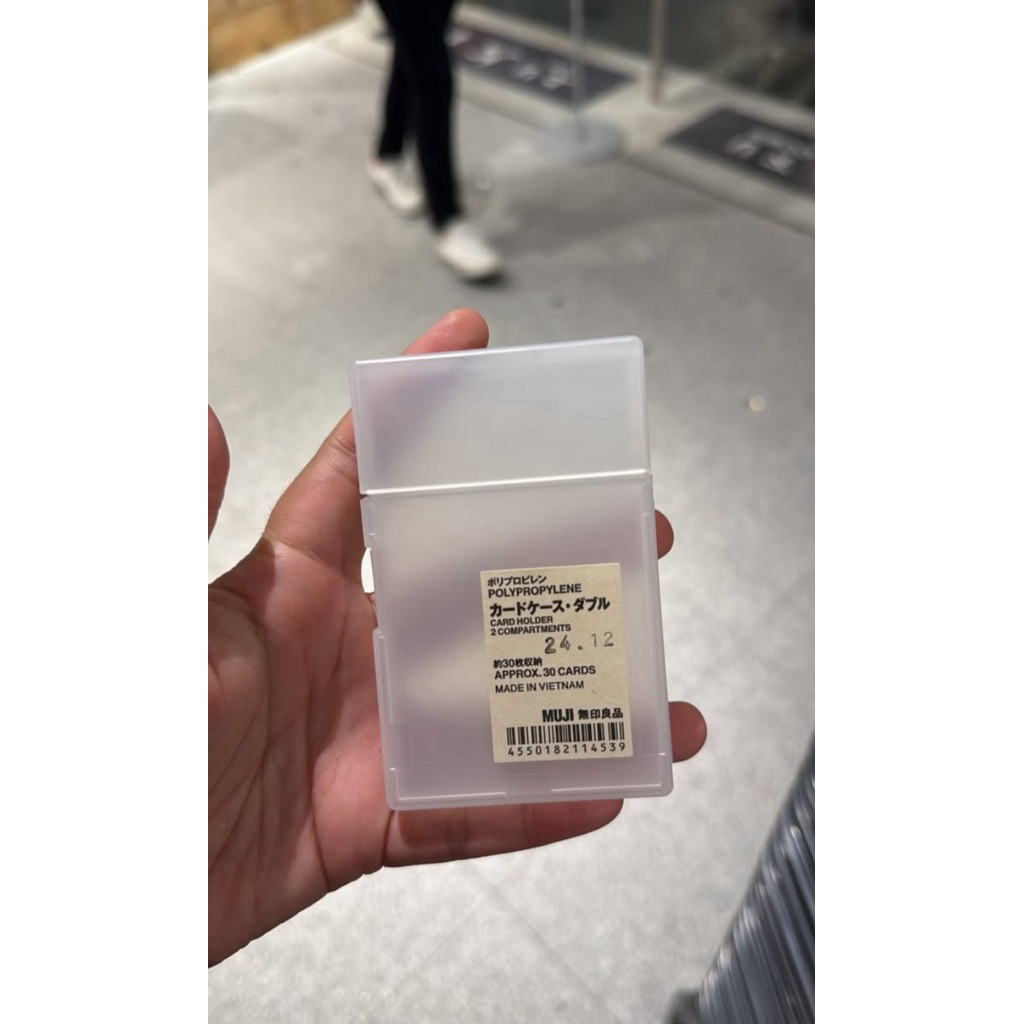 

[PO] Muji Card Holder 2 Compartment Polypropylene