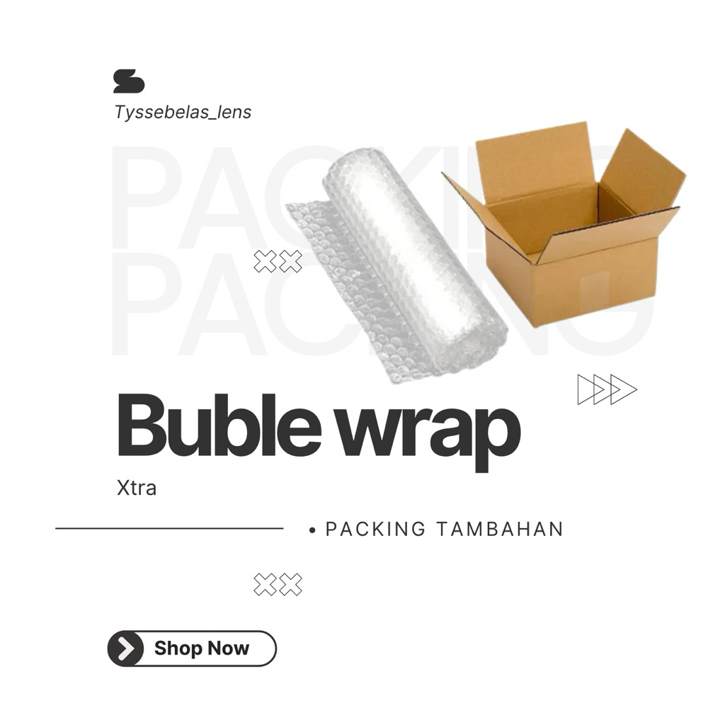 

Tambahan Packing Dus Bubble Warp Extra