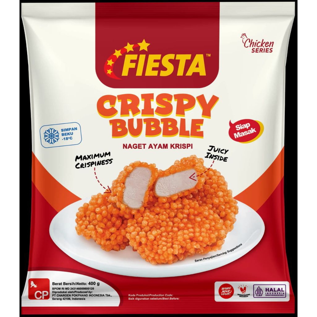 

Fiesta Crispy Bubble 400 gram