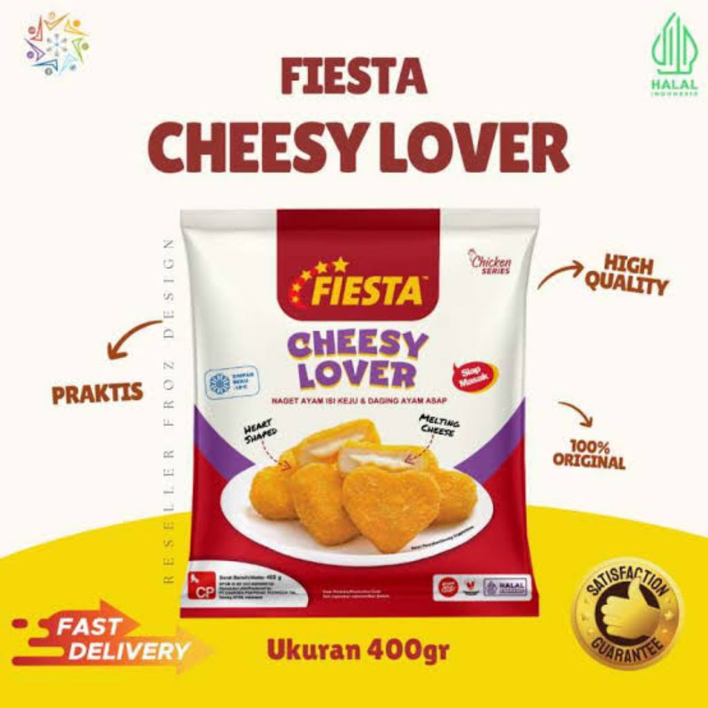 

Fiesta Cheesy Lover 400 gram