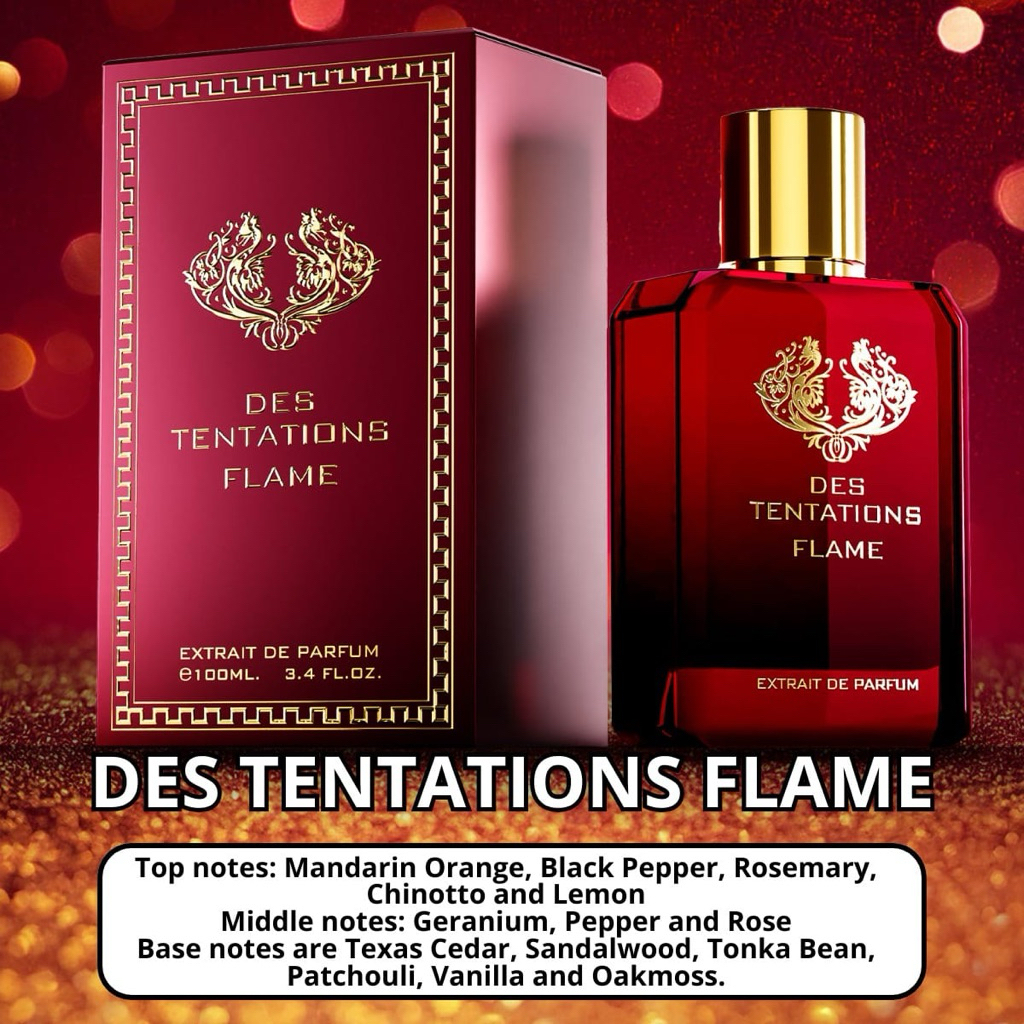 DES TENTATIONS FLAME EXTRAIT FRAGRANCE WORLD