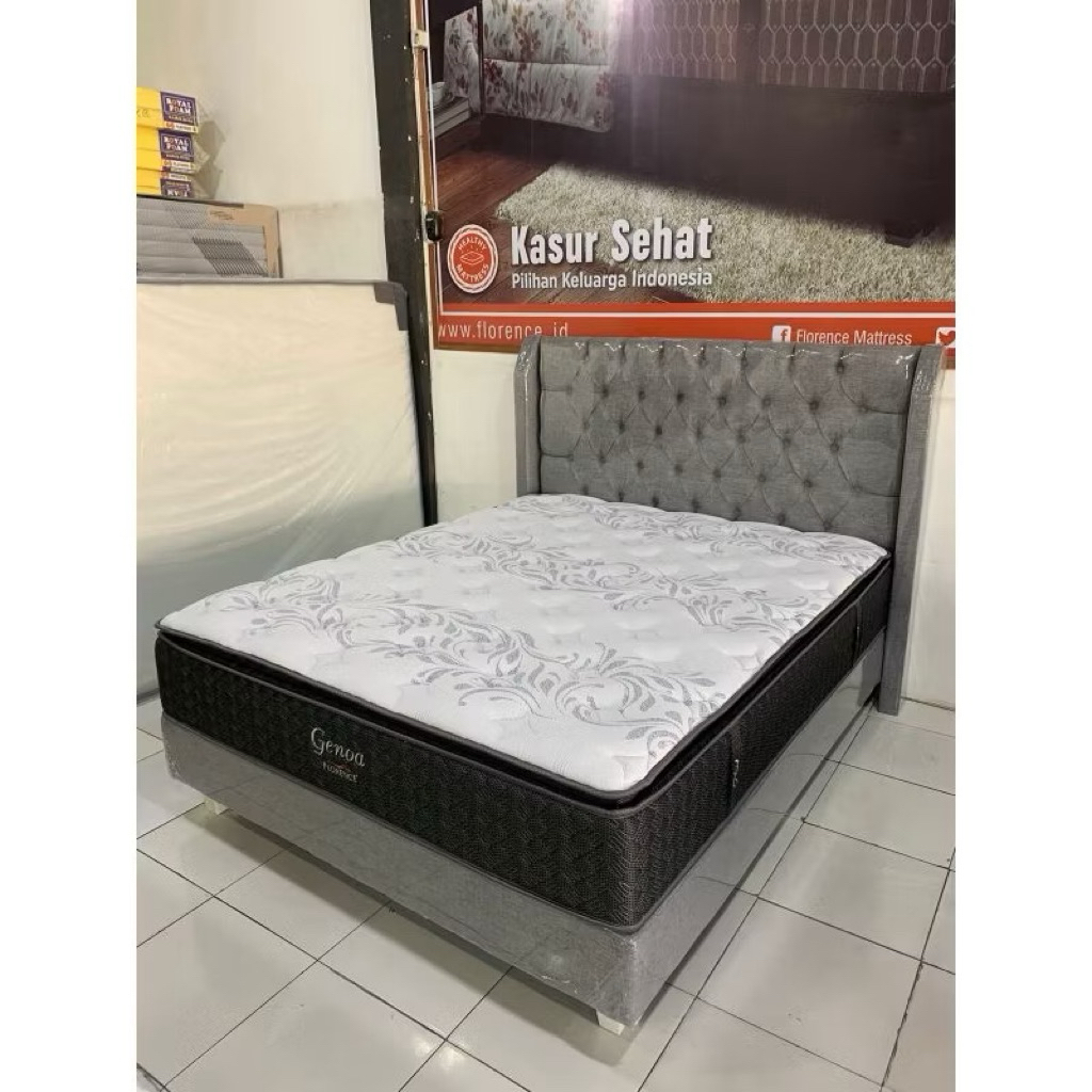 (preloved) set springbed florence genoa 180x200