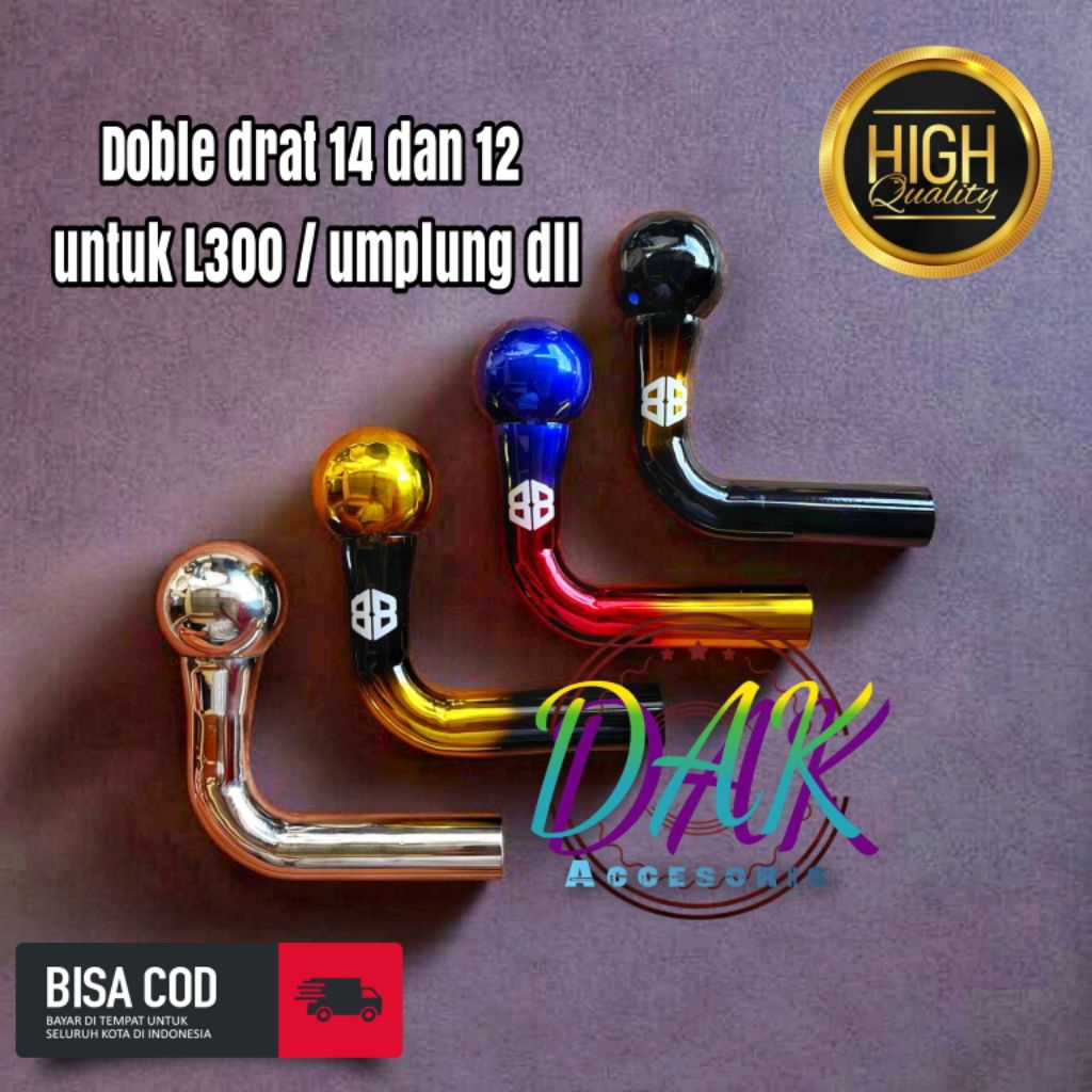 Shift Knob / tongkat L bola kecil L300 /Tongkat Prosneling / Tuas Gigi Persneling Truck / Mobil / Va