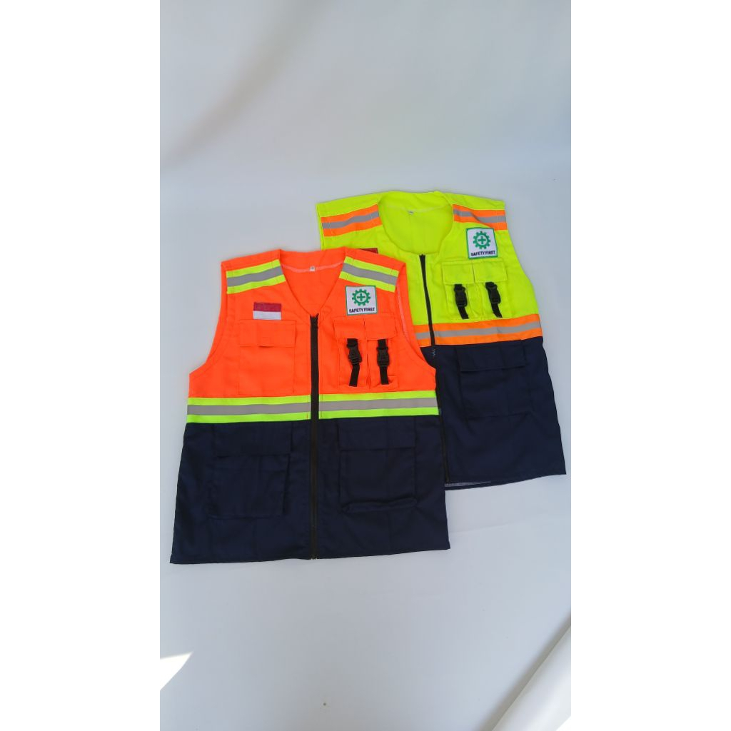ROMPI SAFETY K3 | ROMPI PEKERJA LAPANGAN TAMBANG | BAJU ROMPI PRIA DAN WANITA |  ROMPI BAHAN SOFH DR