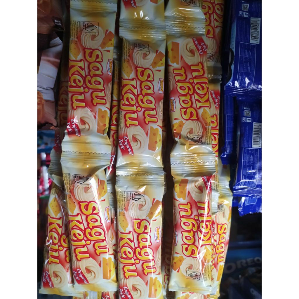 

Sagu keju renceng 9gr (10pcs) /renceng /cemilan