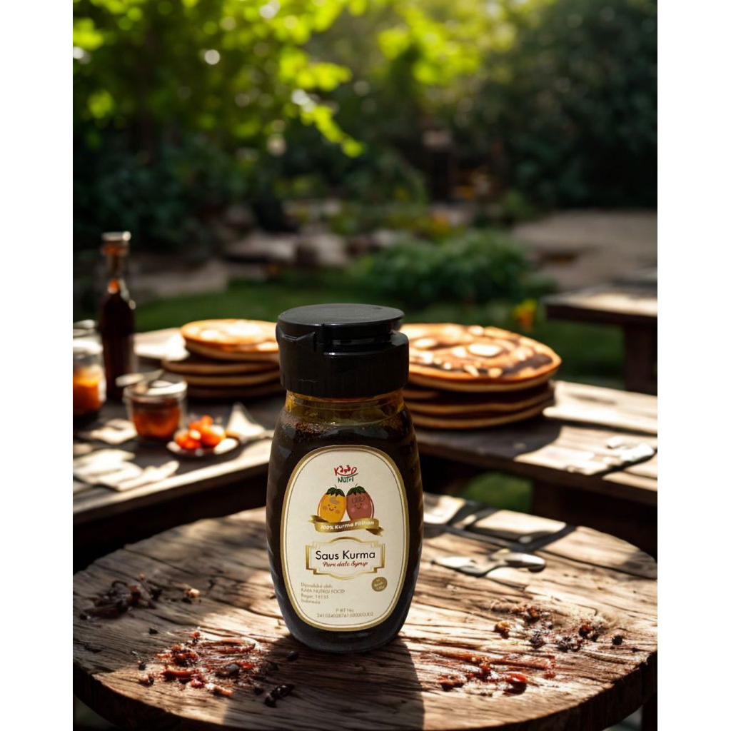 

Saus Kurma Pure Date Syrup | Pemanis alami pengganti gula Vegan MPASI friendly | Sari Kurma Sirup Kurma
