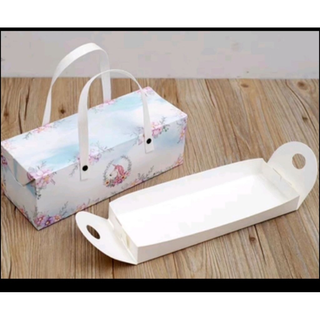 

Kotak Box Bolu Gulung Roll Cake | Box Kue Tas Kue Jinjing