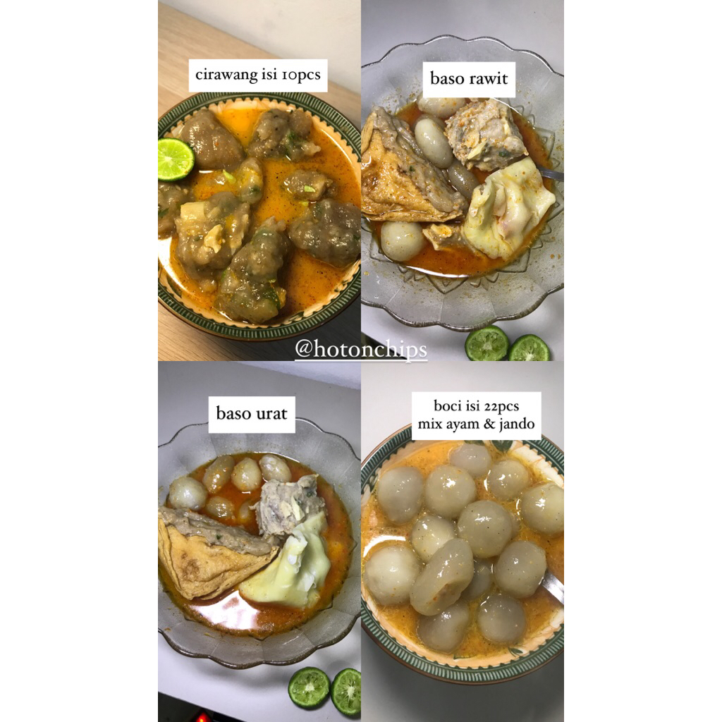 

Bundling 4pcs baso aci asli garut - by hotonchips • Made by Order