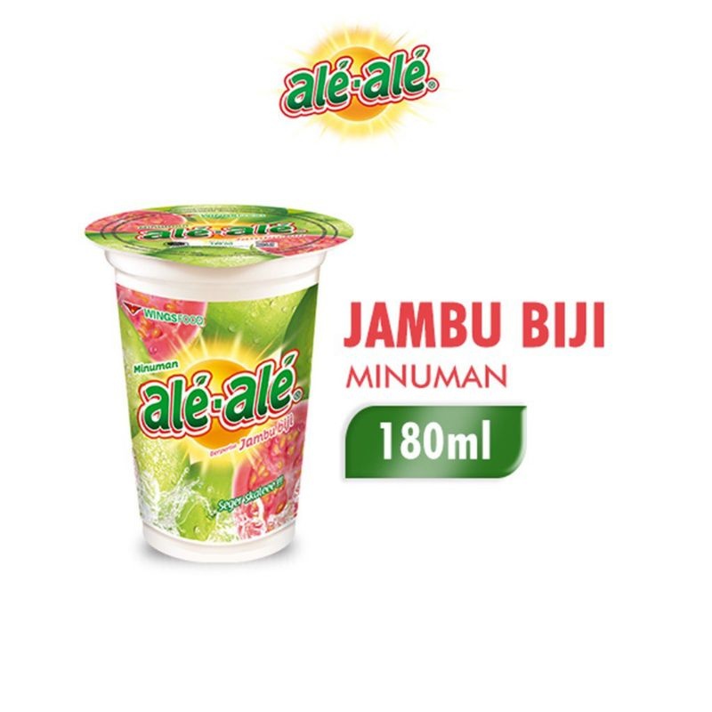 

ALE ALE JUICE JAMBU BIJI CUP 180ML