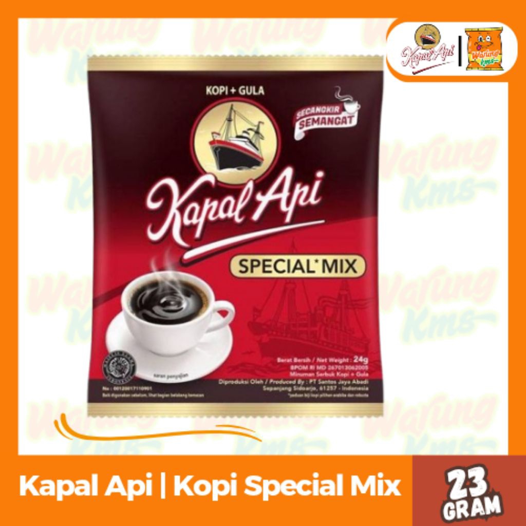

Kapal Api Mix Kopi Hitam Kopi Sachet @23g