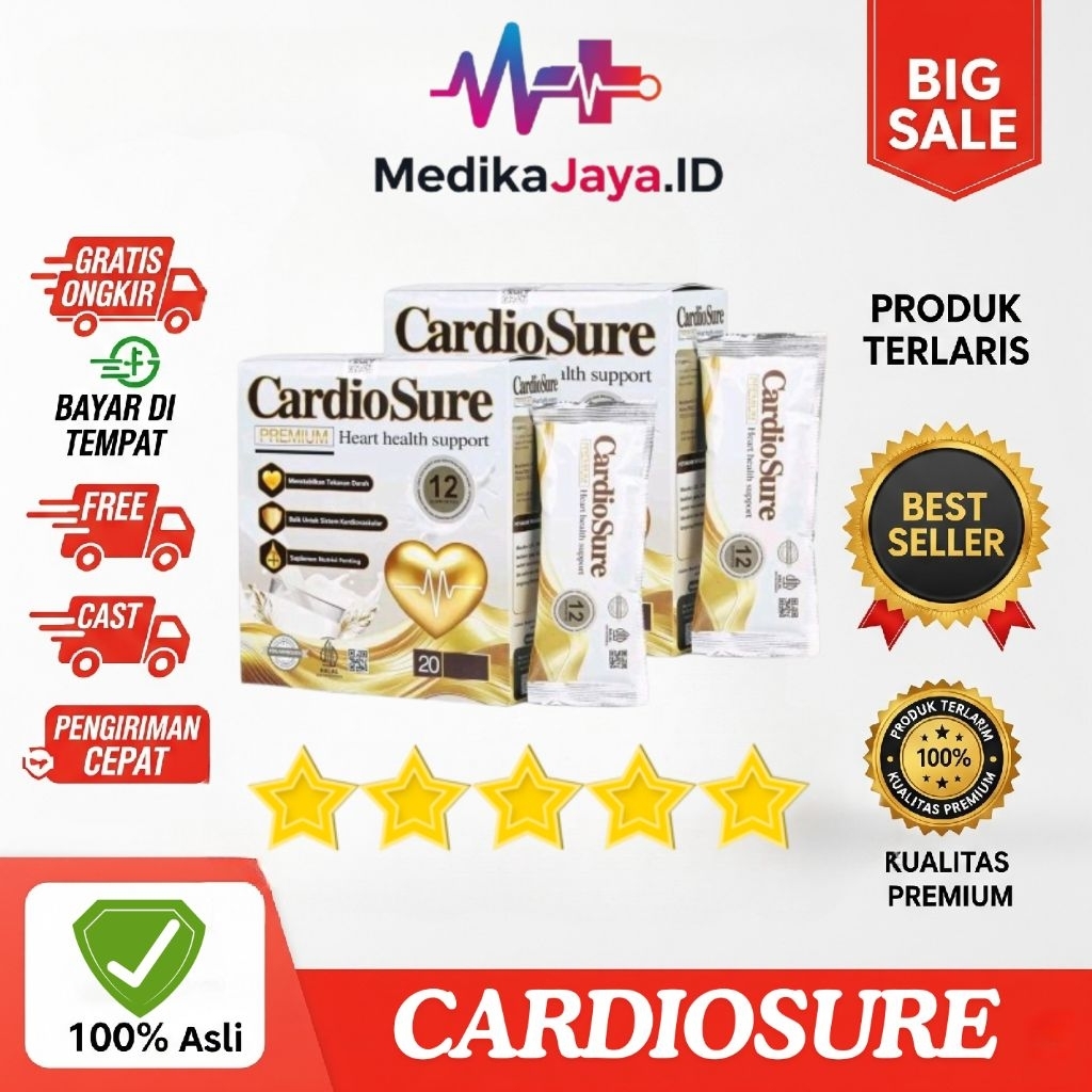 

CardioSure Asli 100% Original | Susu Bantu Jaga Kesehatan Jantung Premiun & Stabilkan Tekanan Darah BPOM Halal