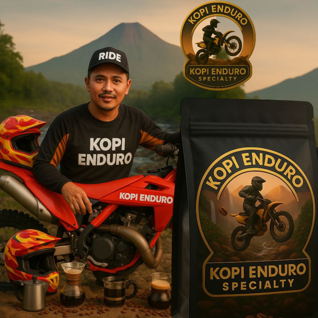 

Enduro Kopi Specialty Grade Fresh roasting 250 gram Semi-Washed (Wet Hulled / Giling Basah) Bubuk Kopi & Biji Sangrai (Roasted Beans) 100% Arabika Lokal