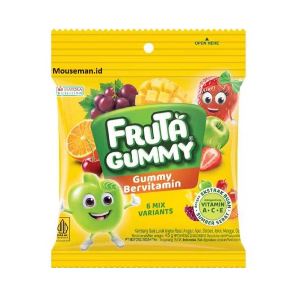 

Fruta gummy ecer 1pcs 25gr