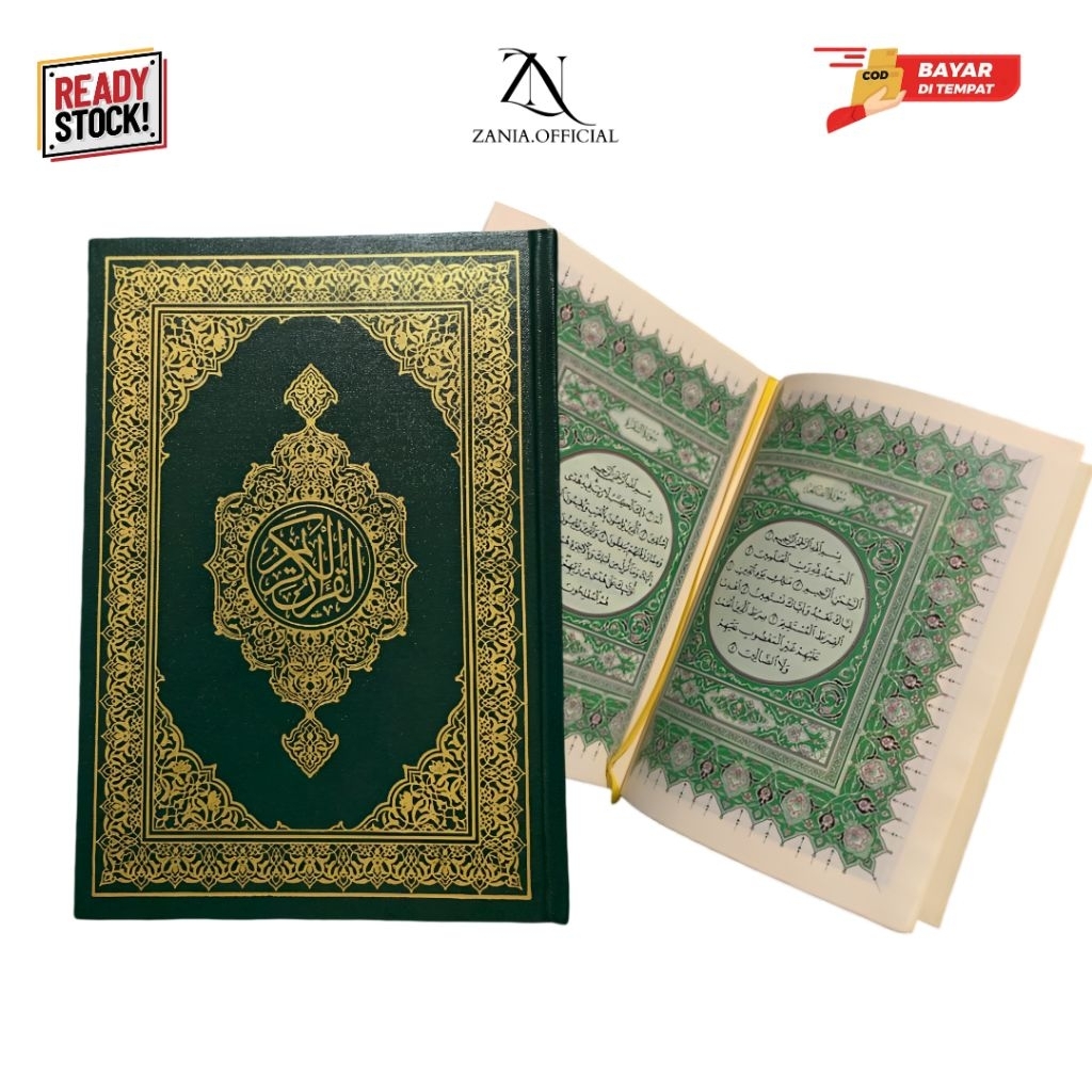 (free sajadah turkey) Al-Qur'an Mushaf Madinah Asli 100% Original Ukuran Q4 Standar 14x21 cm