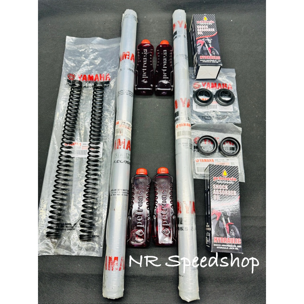 Paket As Shock Depan + Per Shock + Seal Shock + Oli Shock Yamaha RX King RX King New RX King Lama RX