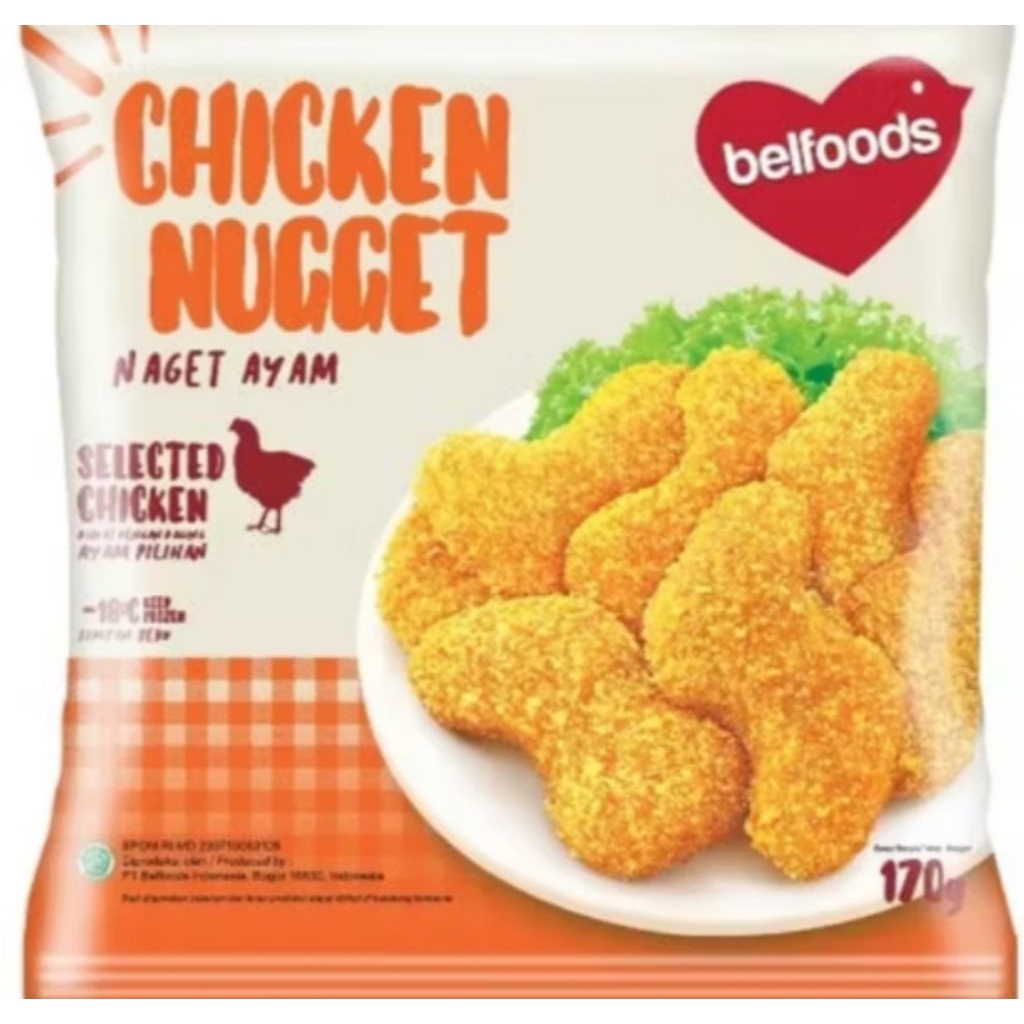 

Belfoods Chicken Nugget Selected Chicken 170gr