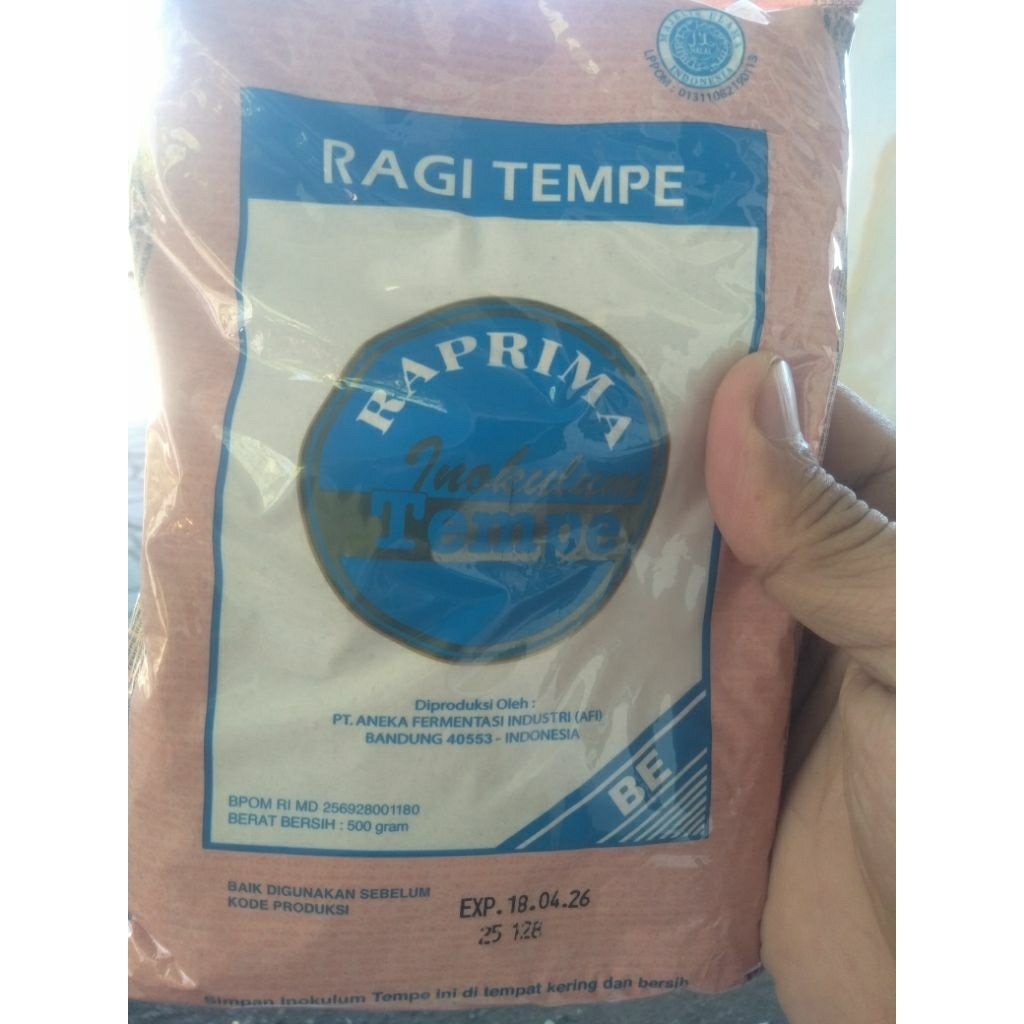 

GROSIR MURAH!! Ragi Tempe Raprima 500gr ORIGINAL