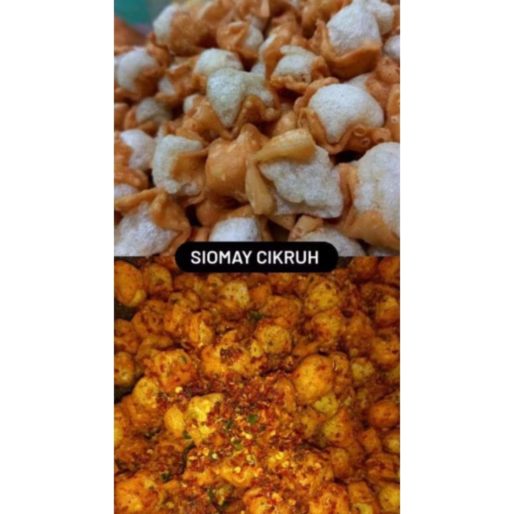 

Siomay kering pedas daun jeruk kemasan 1kg gurih bumbu melimpah