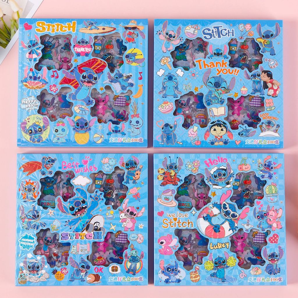 

{Lilo Stitch} Sticker Anti Air (isi +- 100 pcs) Lucu dan Imut Karakter Lilo Stitch by Kakabicam