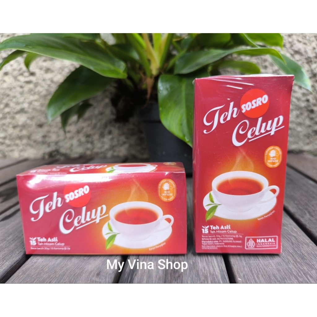 

SOSRO Teh Hitam Celup isi 15 Bag