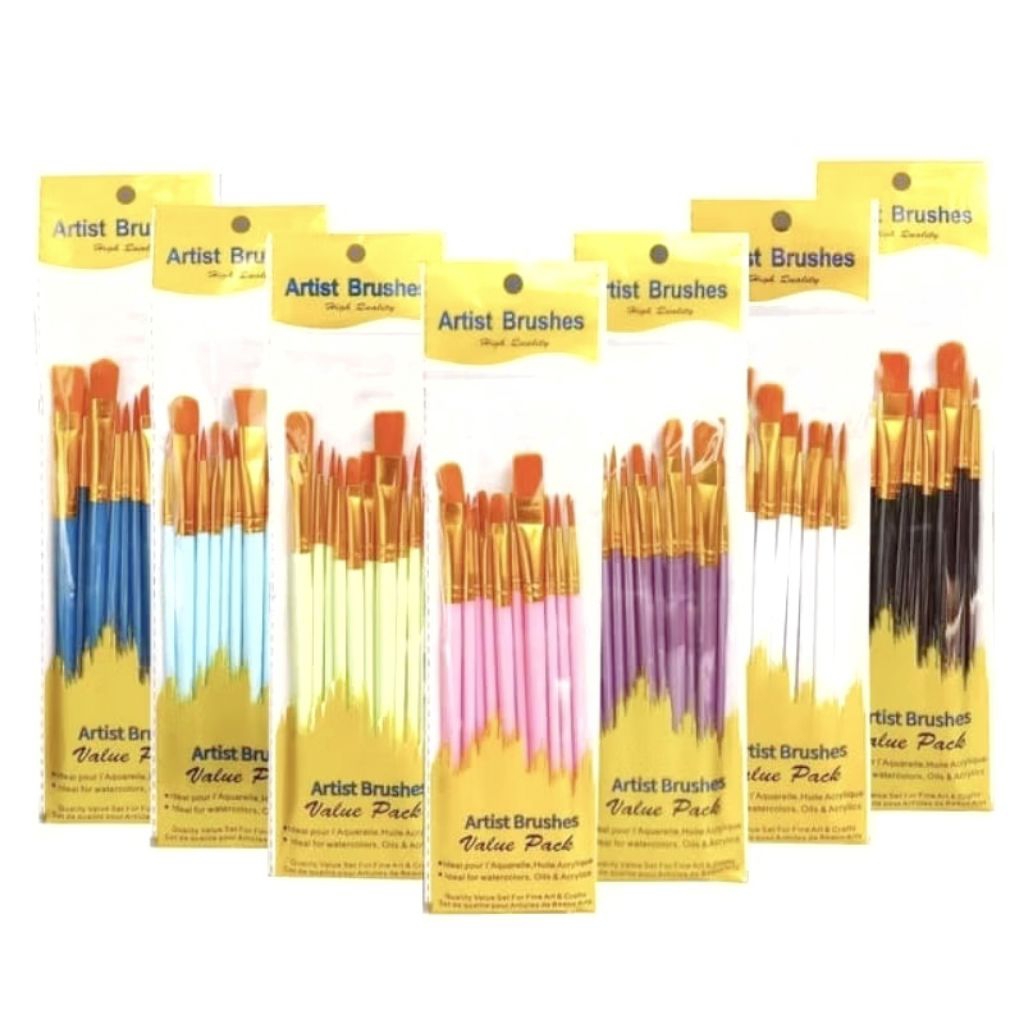 

[1SET=10PCS] Kuas Cat Air/Acrylic/Paint Brush