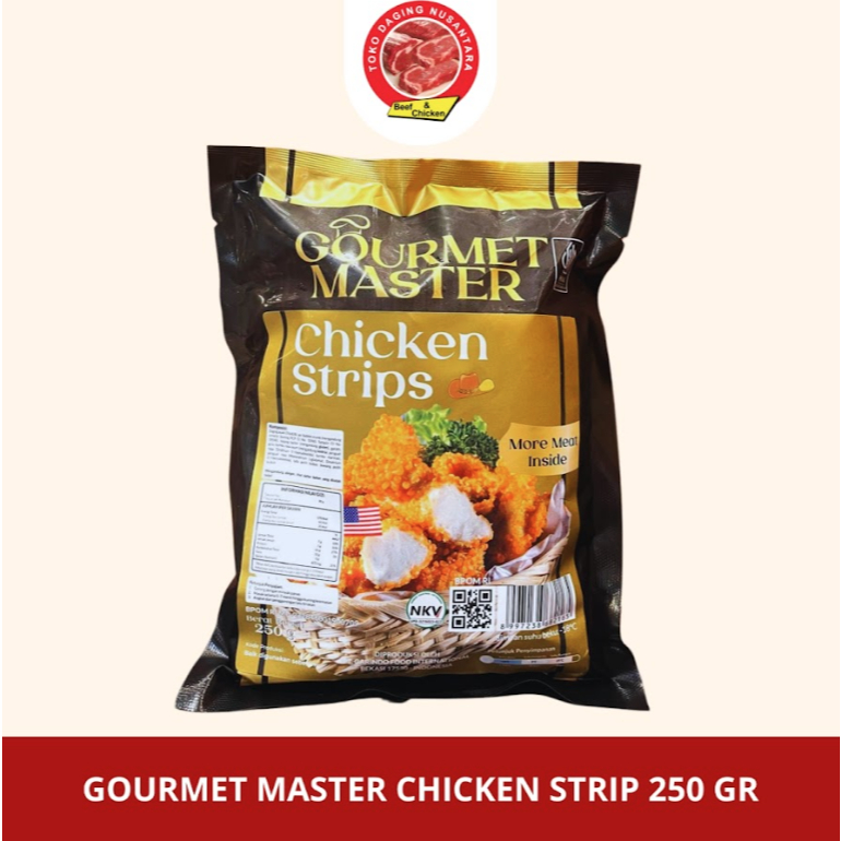 

GOURMET MASTER CHICKEN STRIP 250GR
