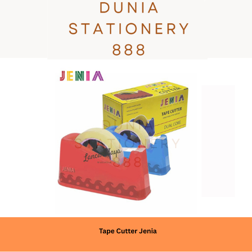 

Tape Dispenser Jenia Tajam Untuk Ukuran Isolasi 12 dan 24 mm Tempat Wadah Selotip Pemotong Lakban