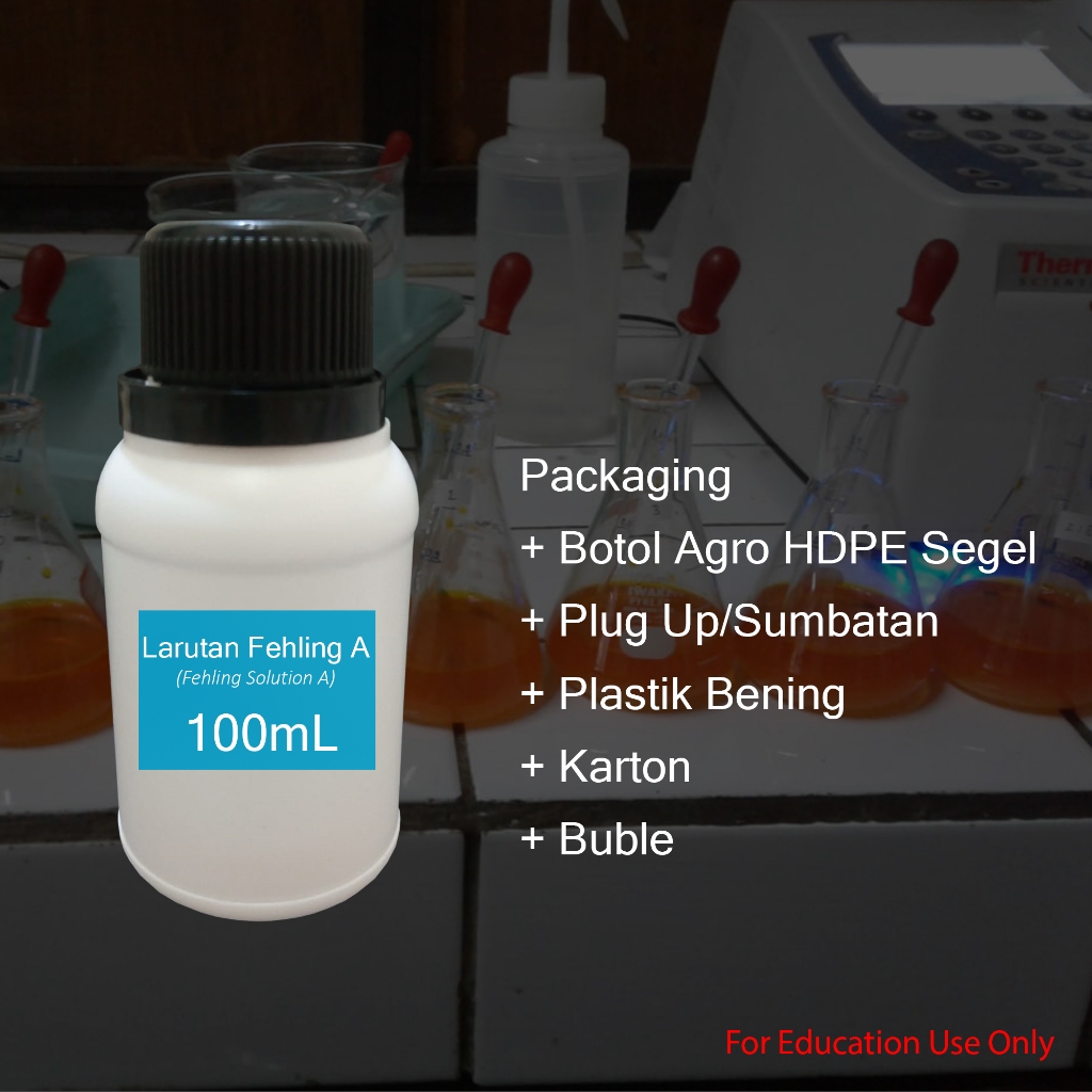 Larutan Fehling A 100ml dan Larutan Fehling B 100 ml / Reagen Fehling A dan Reagen Fehling B