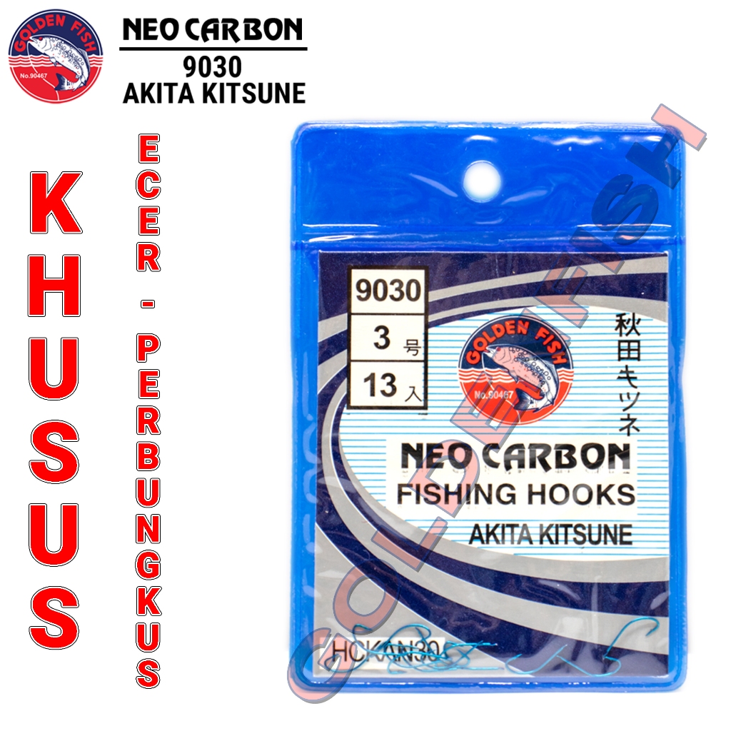 KAIL GOLDENFISH NEO CARBON 9030 AKITA KITSUNE ( TIDAK BERLUBANG )