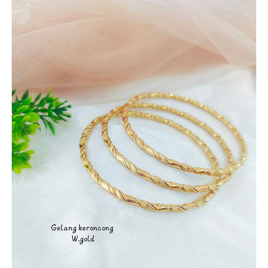 GELANG KERONCONG TITANIUM IMPORT ASLI