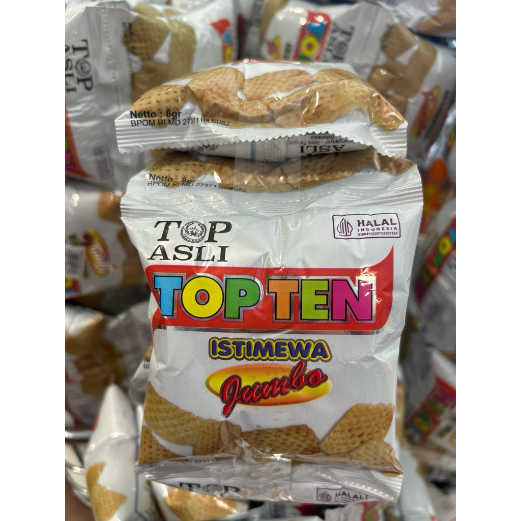 

TOPTEN istimewa jumbo snack 8gram
